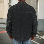Galaxy Lightspeed Print Men's Shirt Jacket