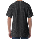 Galaxy Lightspeed Print Men's Velvet T-Shirt