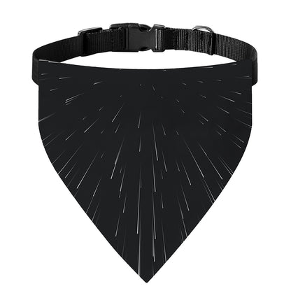 Galaxy Lightspeed Print Over The Collar Dog Bandana
