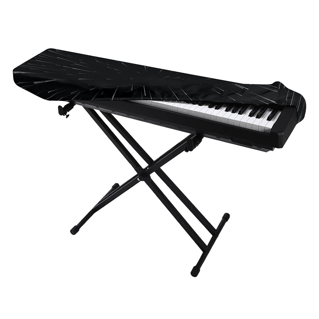 Galaxy Lightspeed Print Piano Keyboard Cover