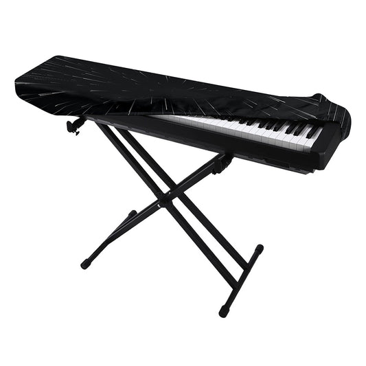 Galaxy Lightspeed Print Piano Keyboard Cover