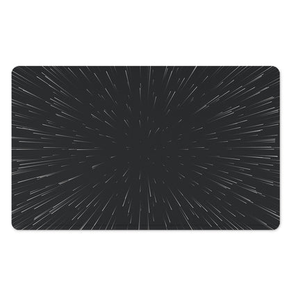 Galaxy Lightspeed Print Polyester Doormat