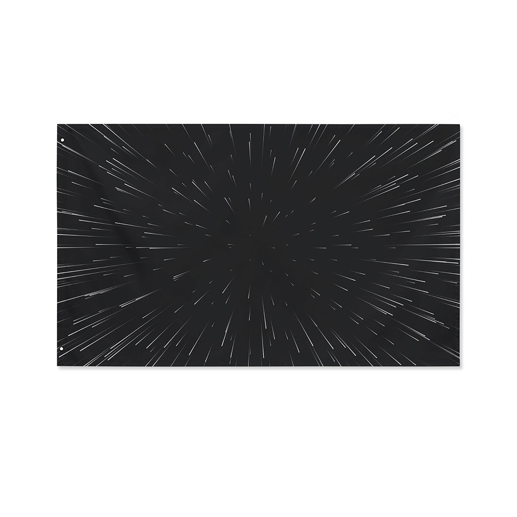Galaxy Lightspeed Print Polyester Flag