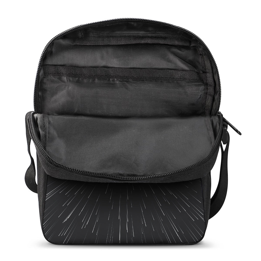Galaxy Lightspeed Print Rectangular Crossbody Bag