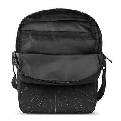 Galaxy Lightspeed Print Rectangular Crossbody Bag