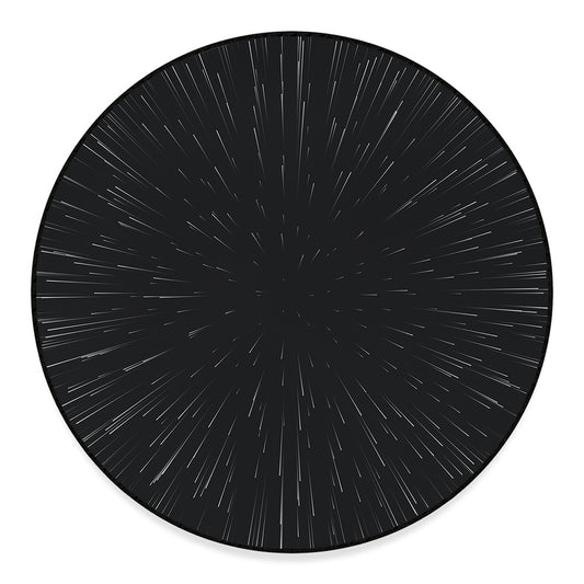 Galaxy Lightspeed Print Round Floor Mat