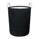 Galaxy Lightspeed Print Round Laundry Basket