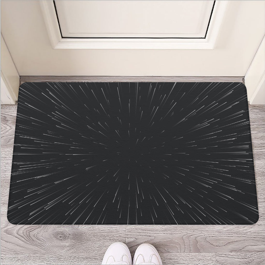 Galaxy Lightspeed Print Rubber Doormat
