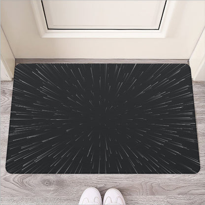 Galaxy Lightspeed Print Rubber Doormat