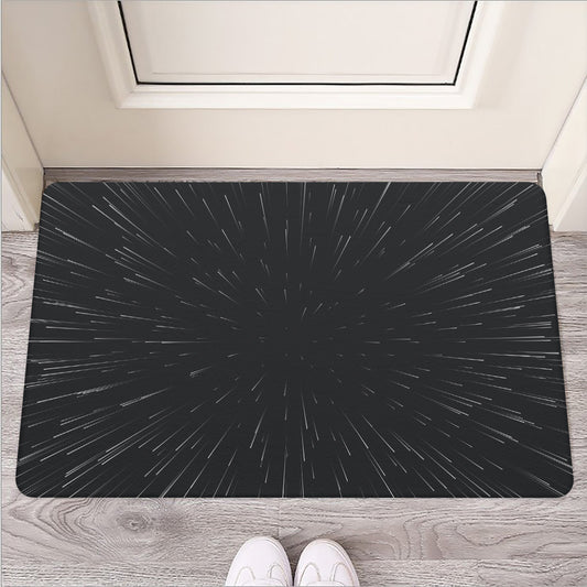 Galaxy Lightspeed Print Rubber Doormat