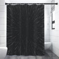Galaxy Lightspeed Print Shower Curtain