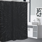 Galaxy Lightspeed Print Shower Curtain