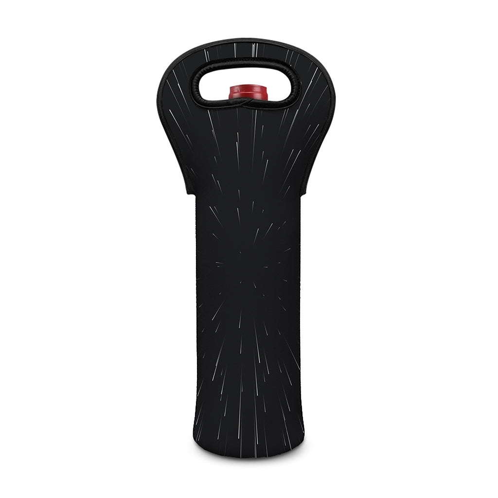 Galaxy Lightspeed Print Single Neoprene Wine Tote
