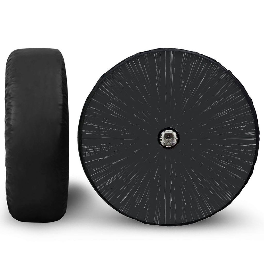 Galaxy Lightspeed Print Tire Cover With Camera Hole