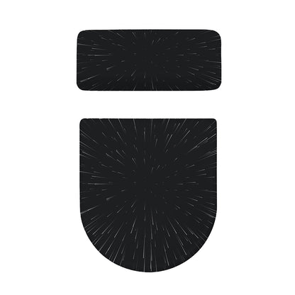 Galaxy Lightspeed Print Toilet Lid And Tank Cover Set