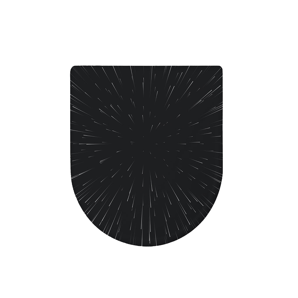 Galaxy Lightspeed Print Toilet Lid Cover