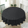 Galaxy Lightspeed Print Waterproof Round Tablecloth