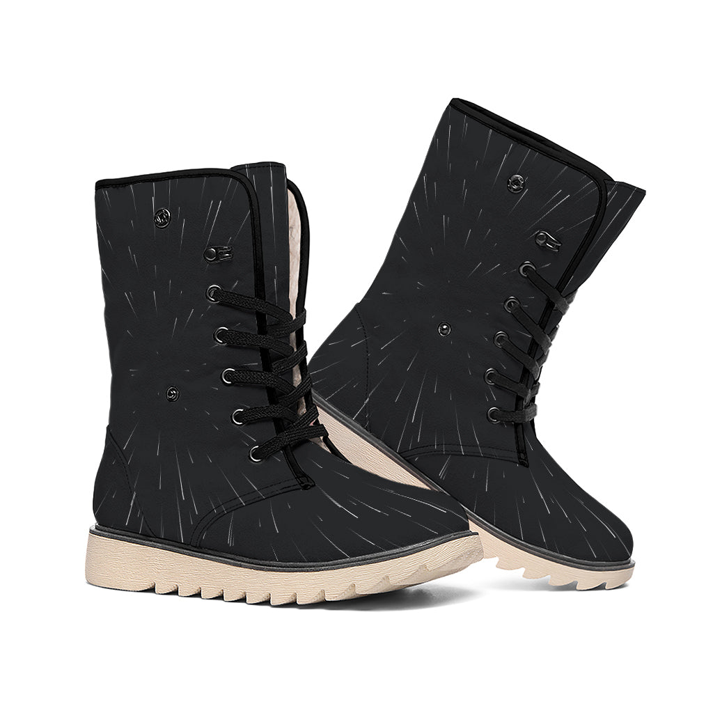 Galaxy Lightspeed Print Winter Boots