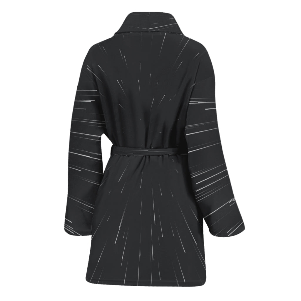 Galaxy Lightspeed Print Women's Bathrobe