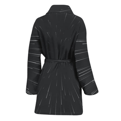 Galaxy Lightspeed Print Women's Bathrobe