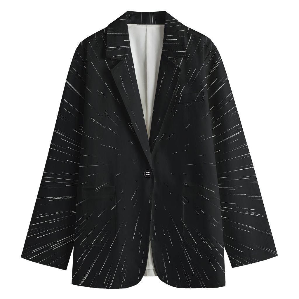 Galaxy Lightspeed Print Women's Cotton Blazer