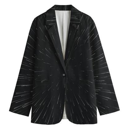 Galaxy Lightspeed Print Women's Cotton Blazer