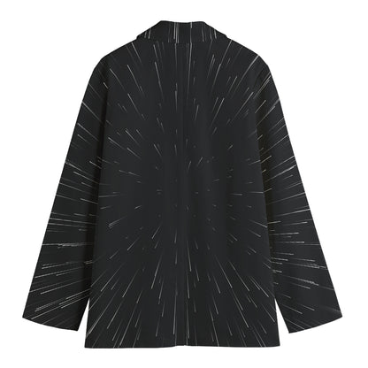 Galaxy Lightspeed Print Women's Cotton Blazer