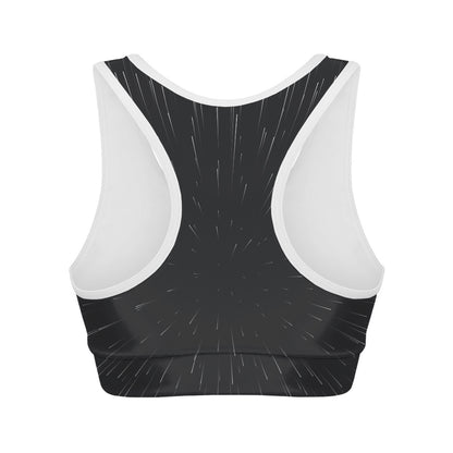 Galaxy Lightspeed Print Women's Sports Bra