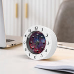 Galaxy Lunar Phase Print Alarm Clock