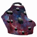 Galaxy Lunar Phase Print Baby Seat Cover