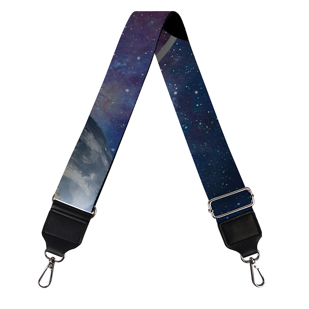 Galaxy Lunar Phase Print Bag Strap
