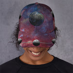 Galaxy Lunar Phase Print Baseball Cap