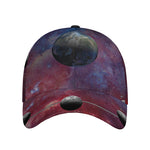 Galaxy Lunar Phase Print Baseball Cap