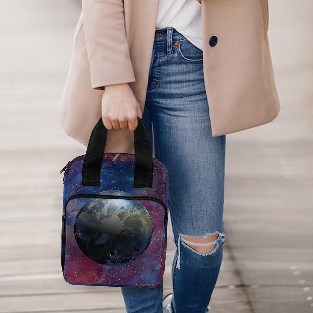 Galaxy Lunar Phase Print Bible Tote Bag