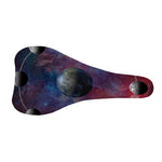 Galaxy Lunar Phase Print Bicycle Seat Cover