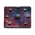Galaxy Lunar Phase Print Bifold Wallet