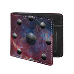 Galaxy Lunar Phase Print Bifold Wallet