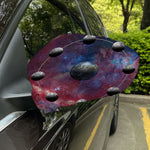 Galaxy Lunar Phase Print Car Side Mirror Covers
