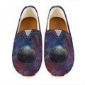 Galaxy Lunar Phase Print Casual Shoes