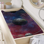 Galaxy Lunar Phase Print Changing Pad Cover