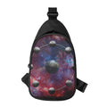 Galaxy Lunar Phase Print Sling Bag