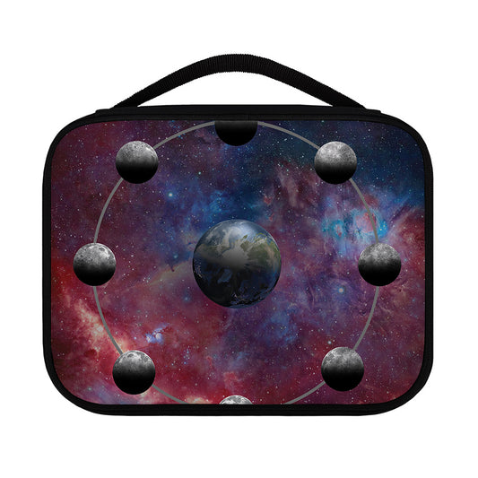 Galaxy Lunar Phase Print Classic Bible Case
