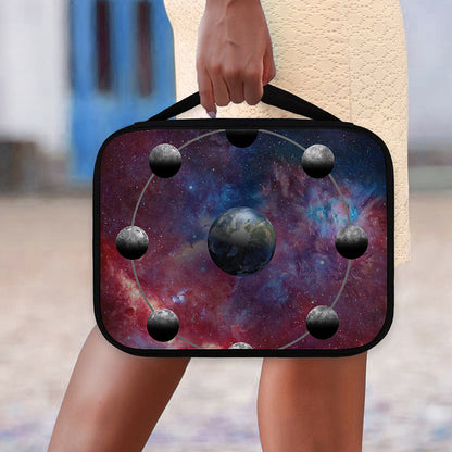 Galaxy Lunar Phase Print Classic Bible Case