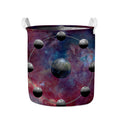 Galaxy Lunar Phase Print Collapsible Laundry Basket