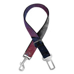 Galaxy Lunar Phase Print Dog Seat Belt