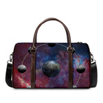 Galaxy Lunar Phase Print Duffle Bag