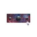 Galaxy Lunar Phase Print Extended Mouse Pad