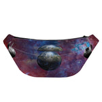 Galaxy Lunar Phase Print Fanny Pack
