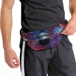 Galaxy Lunar Phase Print Fanny Pack
