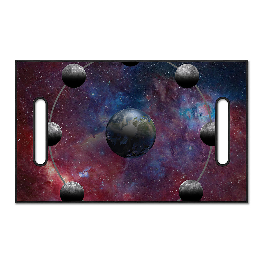 Galaxy Lunar Phase Print Golf Cart Seat Cover